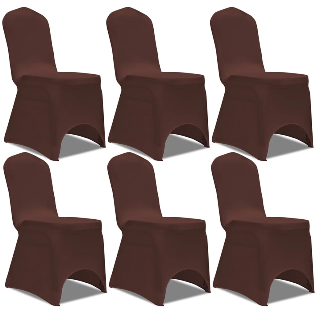 vidaXL Stretch Chair Covers 4 pcs white
