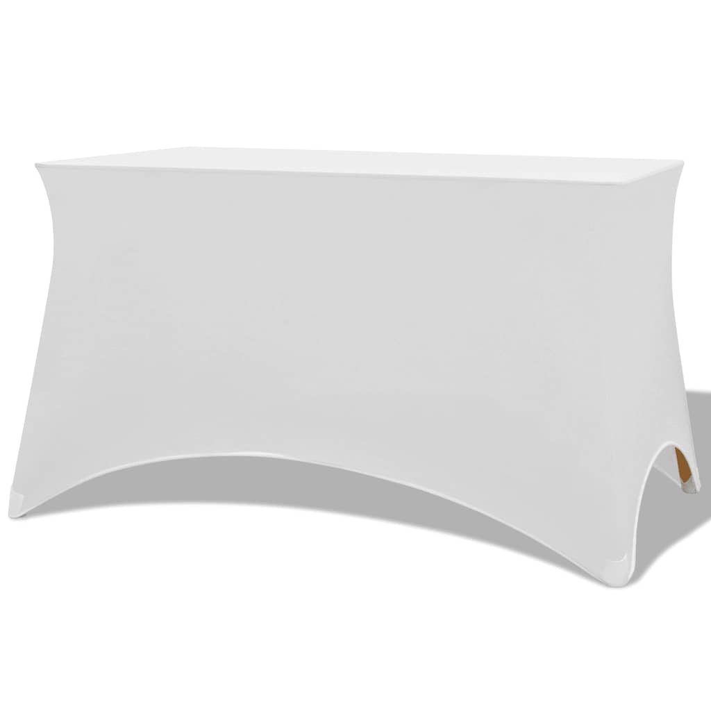 vidaXL Tafelhoes stretch zwart 183x76x74 cm 2 st
