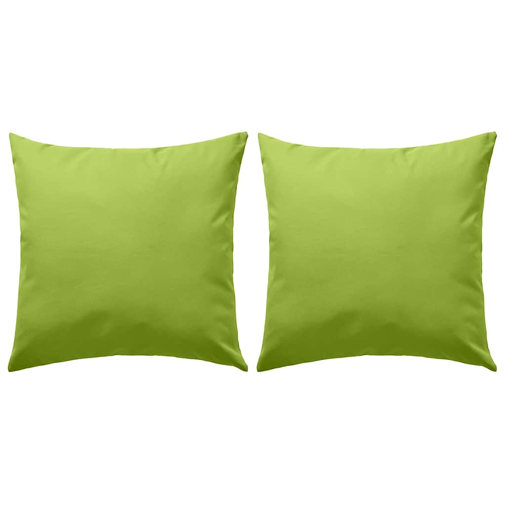 vidaXL Outdoor cushions 60x40 cm apple green 4 pcs