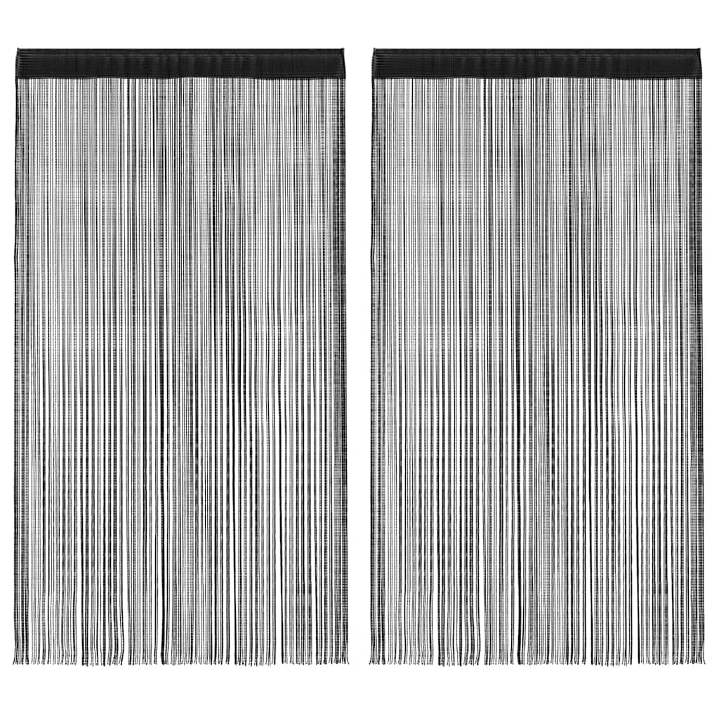 vidaXL Draadgordijnen 2 st 140x250 cm wit