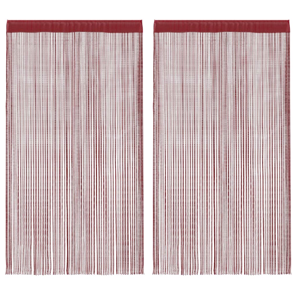 vidaXL Draadgordijnen 2 st 140x250 cm wit