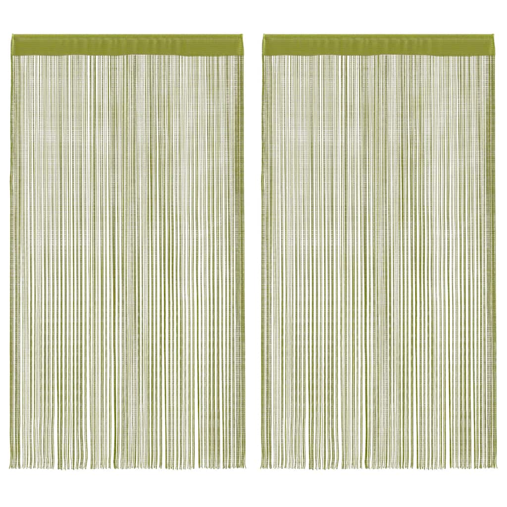 vidaXL Draadgordijnen 2 st 140x250 cm wit