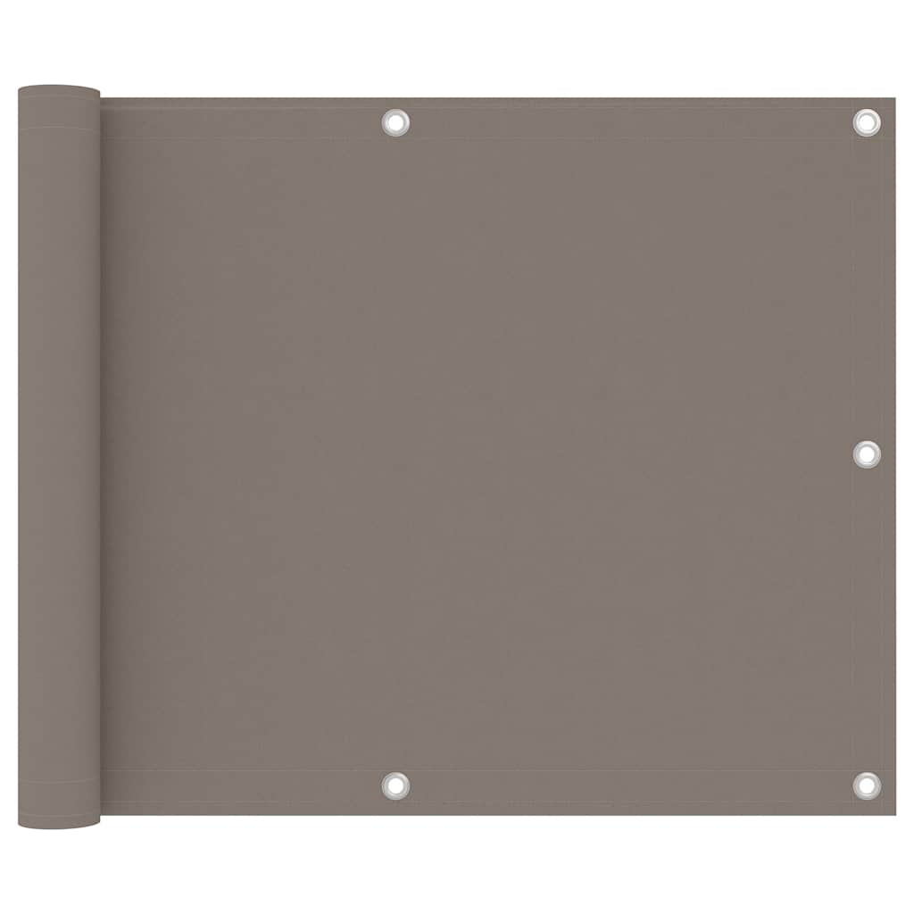 vidaXL Balkonscherm 75x300 cm oxford stof antraciet