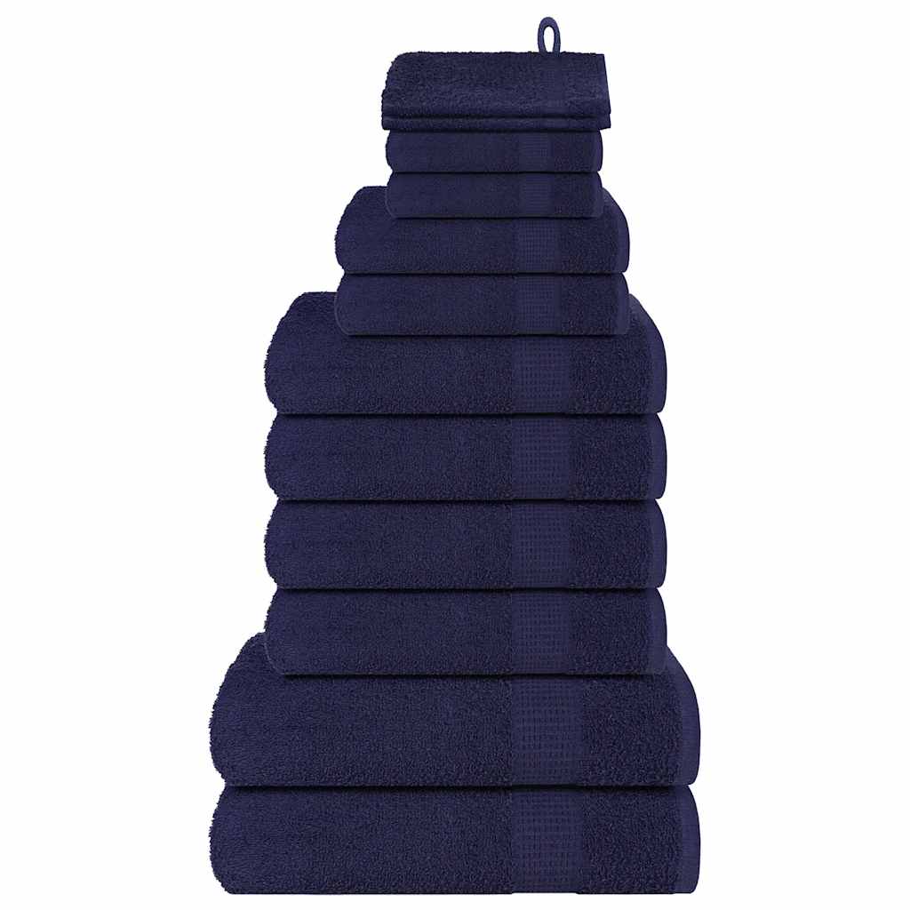 vidaXL 12-Piece Towel Set FROGN 360 gsm White