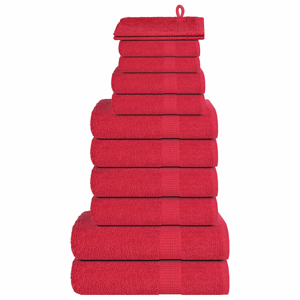 vidaXL 12-Piece Towel Set FROGN 360 gsm White