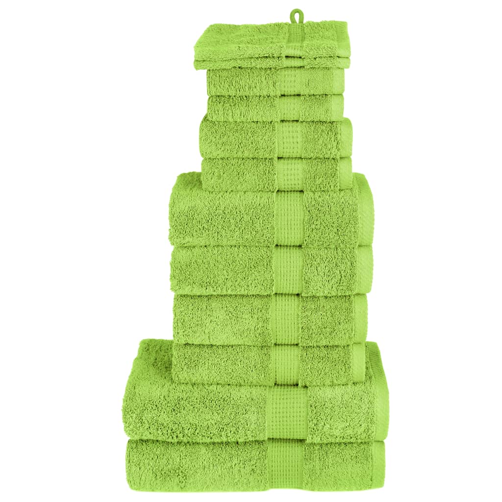 vidaXL 12-Piece Towel Set SOLUND 600 gsm white