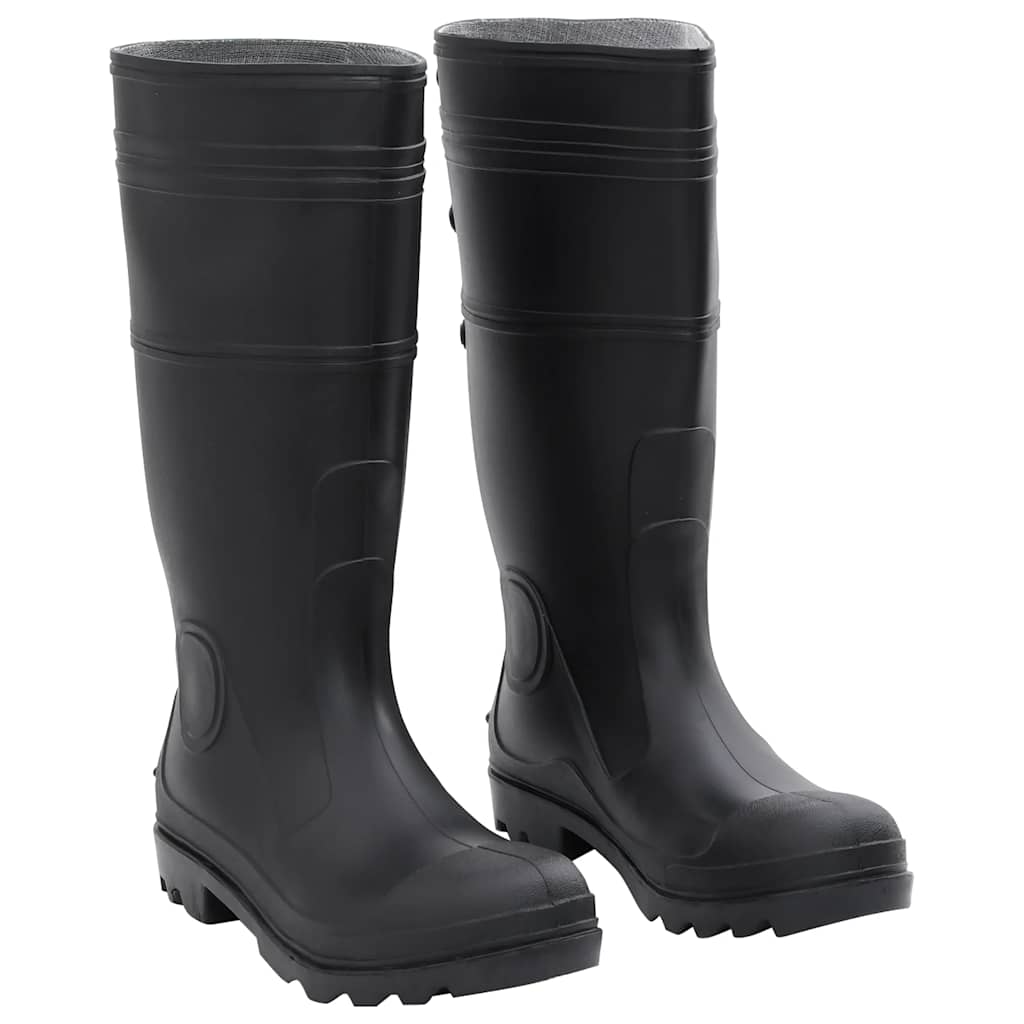 vidaXL Rain boots size 38 PVC black