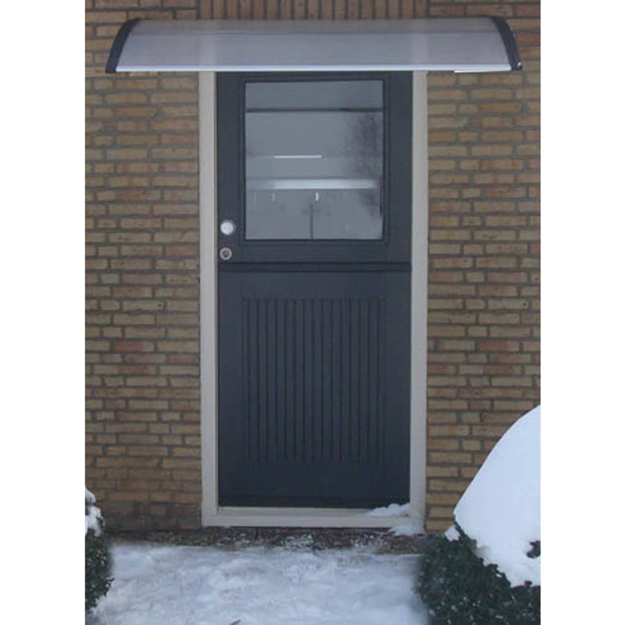vidaXL Zonnescherm Zilver Kunststof