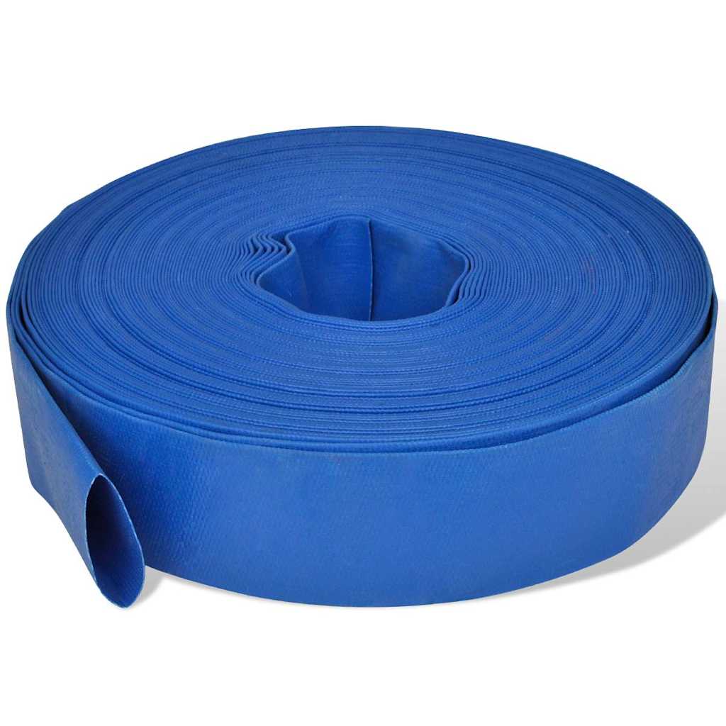 vidaXL Flat Hose 3'' 25 m PVC