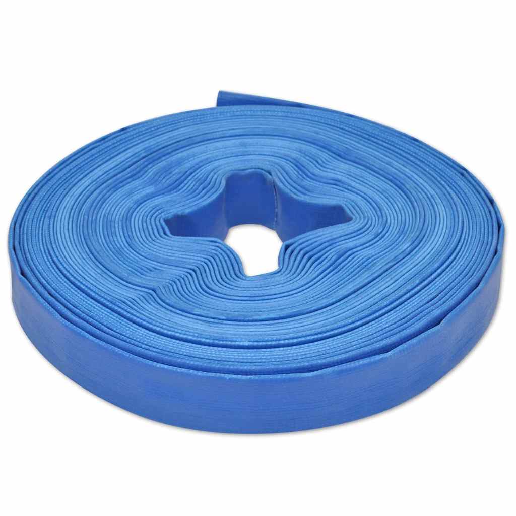 vidaXL Flat Hose 3'' 25 m PVC