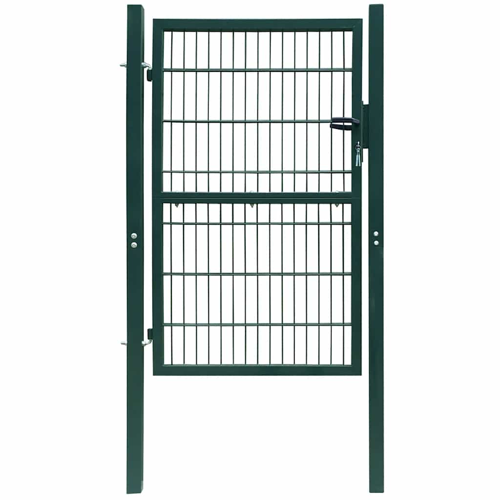 vidaXL 2D Fence Gate (Single) Anthracite Grey 100x80 cm