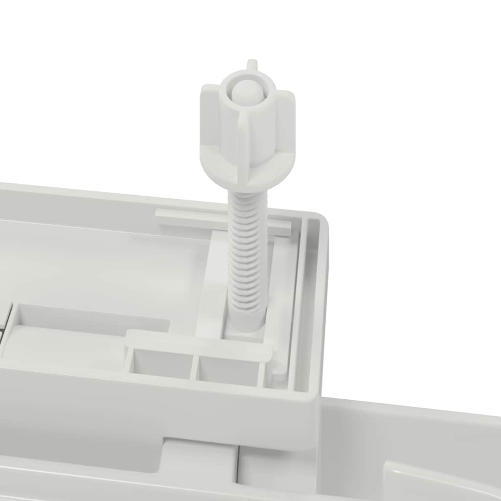vidaXL Toiletbril soft-close ovaal wit