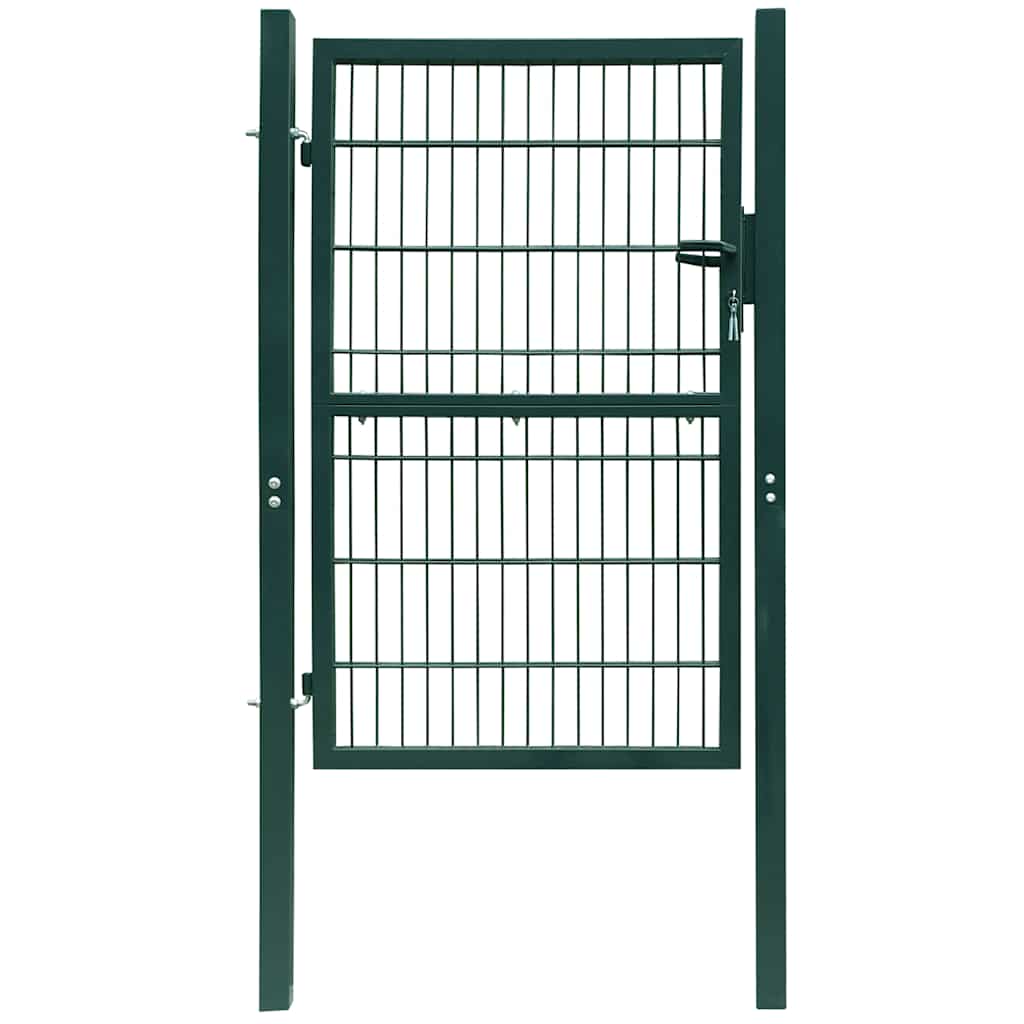 vidaXL Gate steel anthracite 100x100 cm