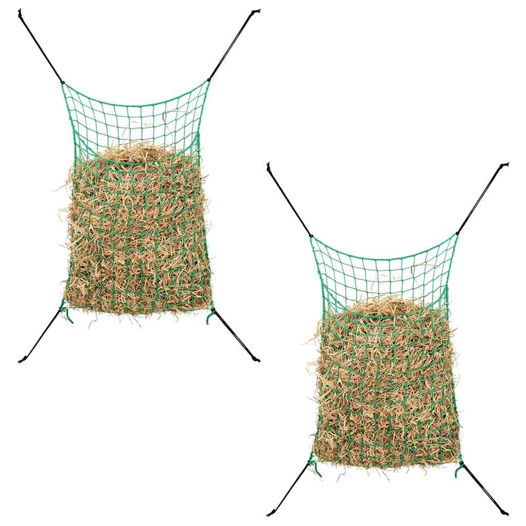 vidaXL Rectangular Hay Nets 2 pcs 0.9x1 m PP