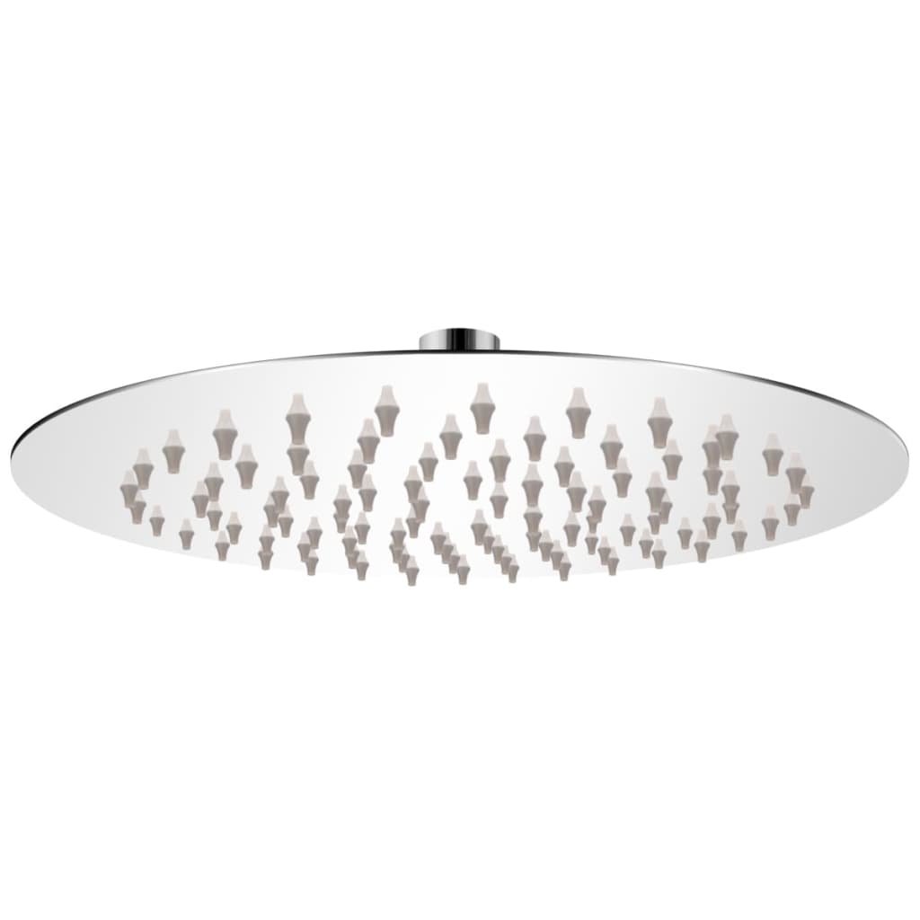 vidaXL Round Rain Shower Head 20 cm Stainless Steel