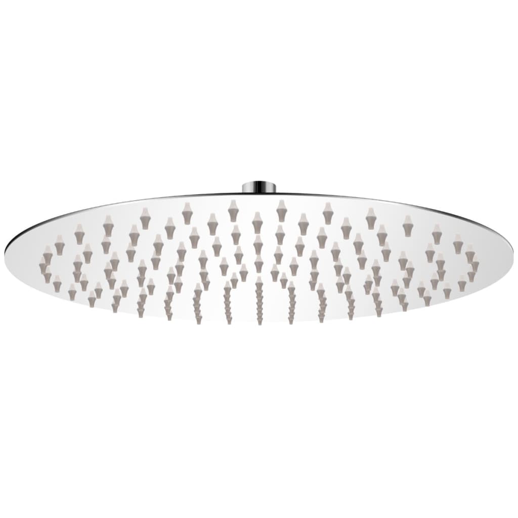 vidaXL Round Rain Shower Head 20 cm Stainless Steel