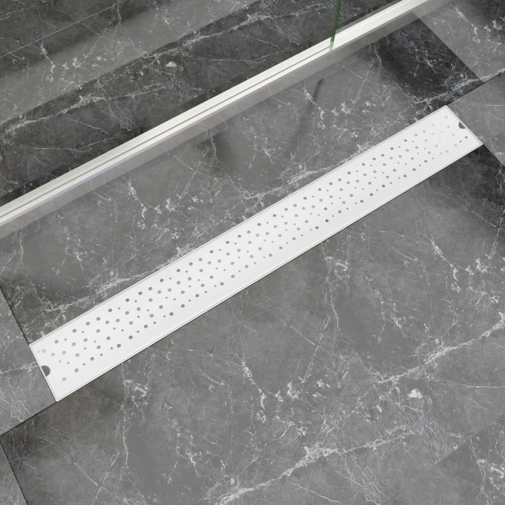 vidaXL Rectangular Shower Drain 530x140 mm Stainless Steel