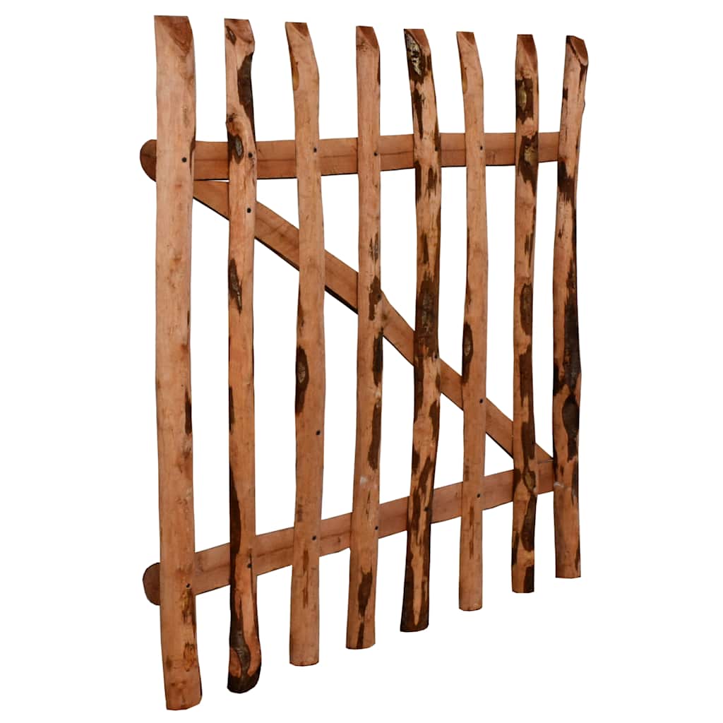 vidaXL Poort enkel 100x60 cm geïmpregneerd hazelaarhout