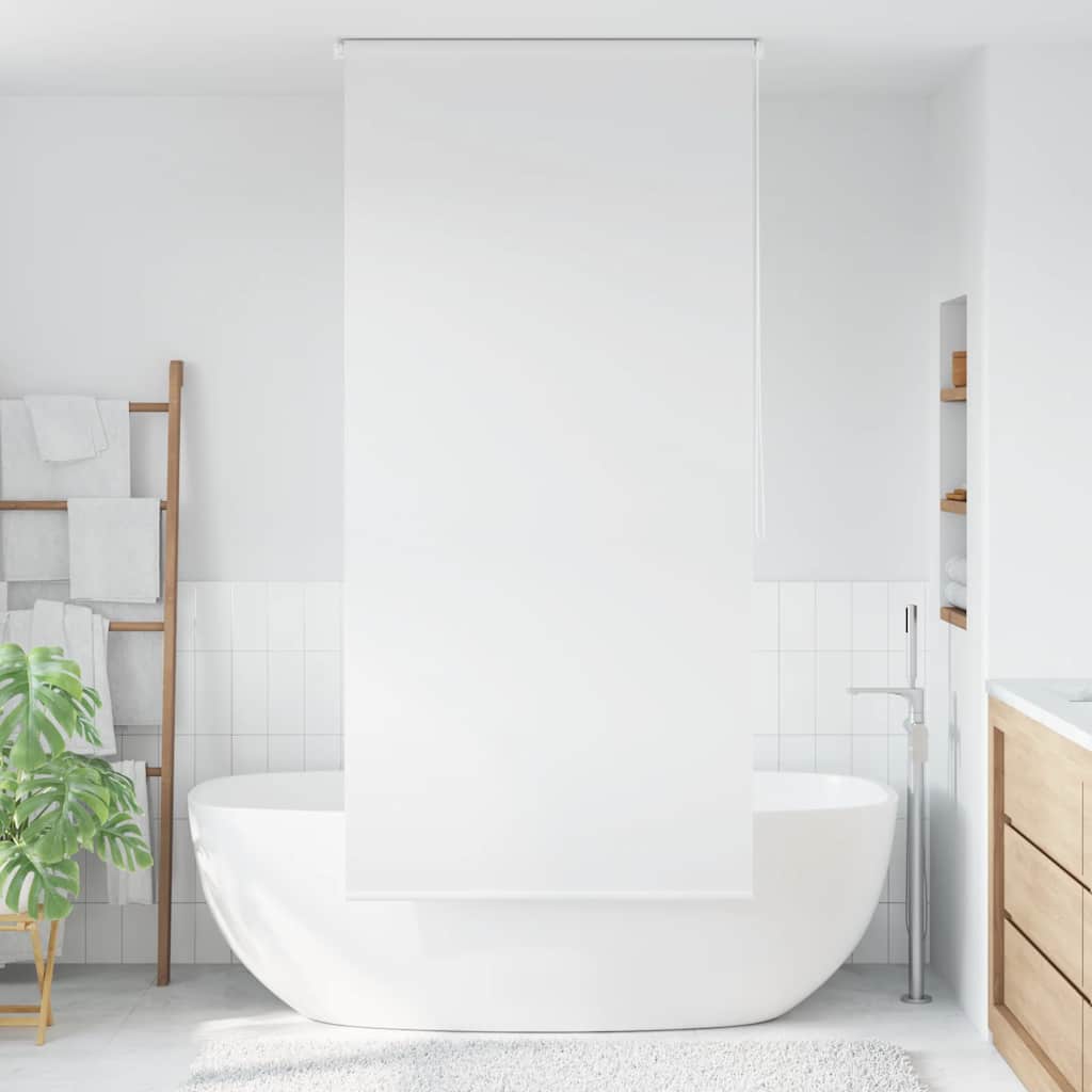 vidaXL Shower Roller Blind 80x240 cm white