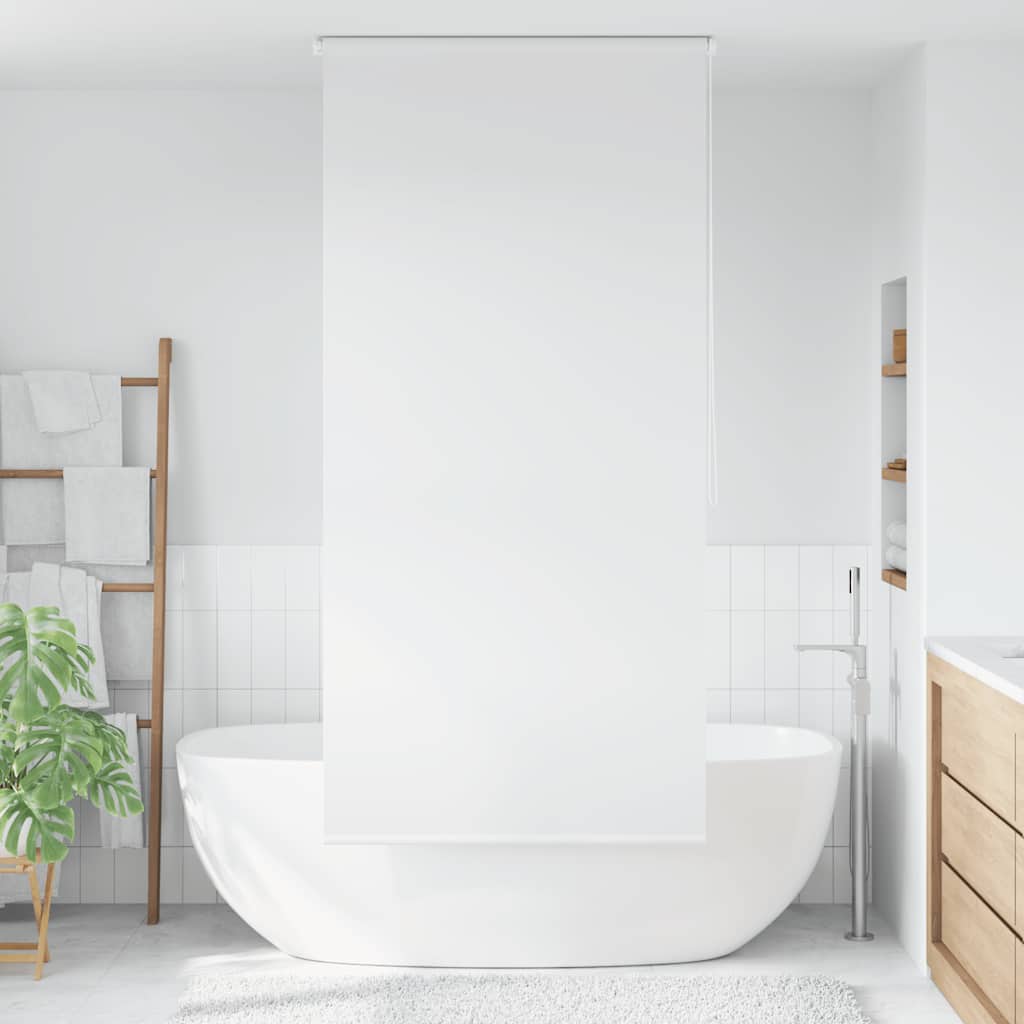 vidaXL Shower Roller Blind 80x240 cm white