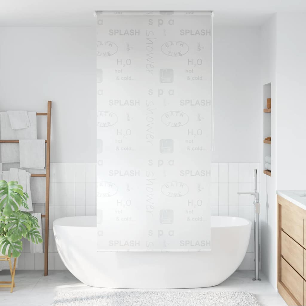 vidaXL Shower Roller Blind 80x240 cm white