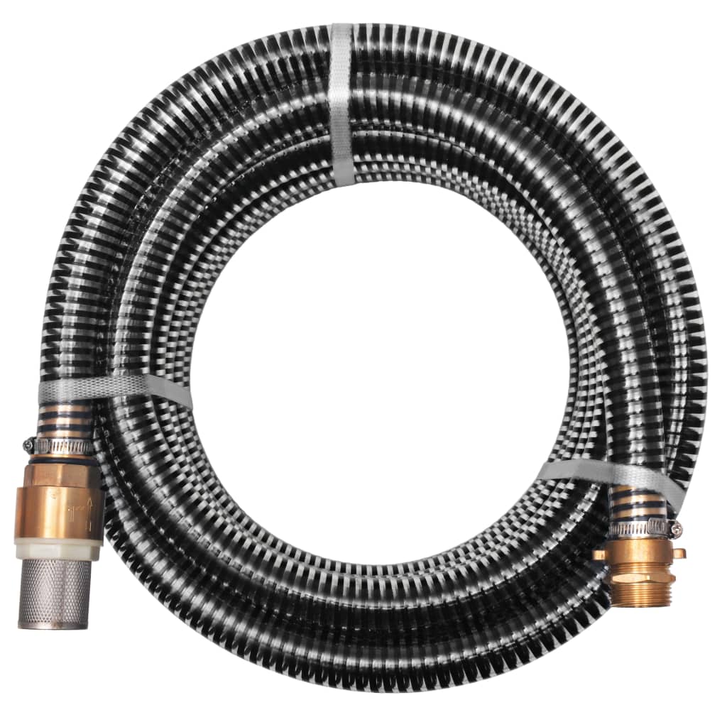 vidaXL Suction Hose with Brass Couplings 7 m 25 mm Green