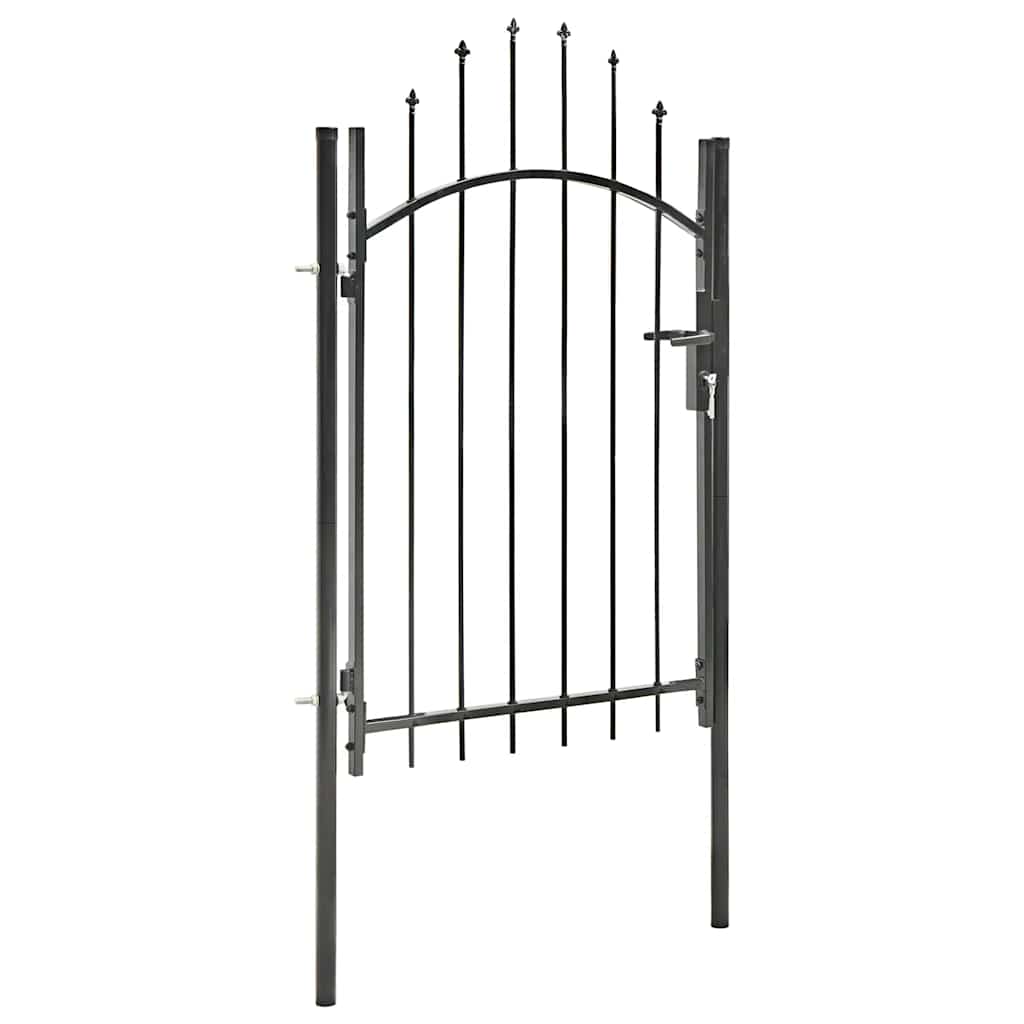 vidaXL Gate 1x1.5 m Steel Black