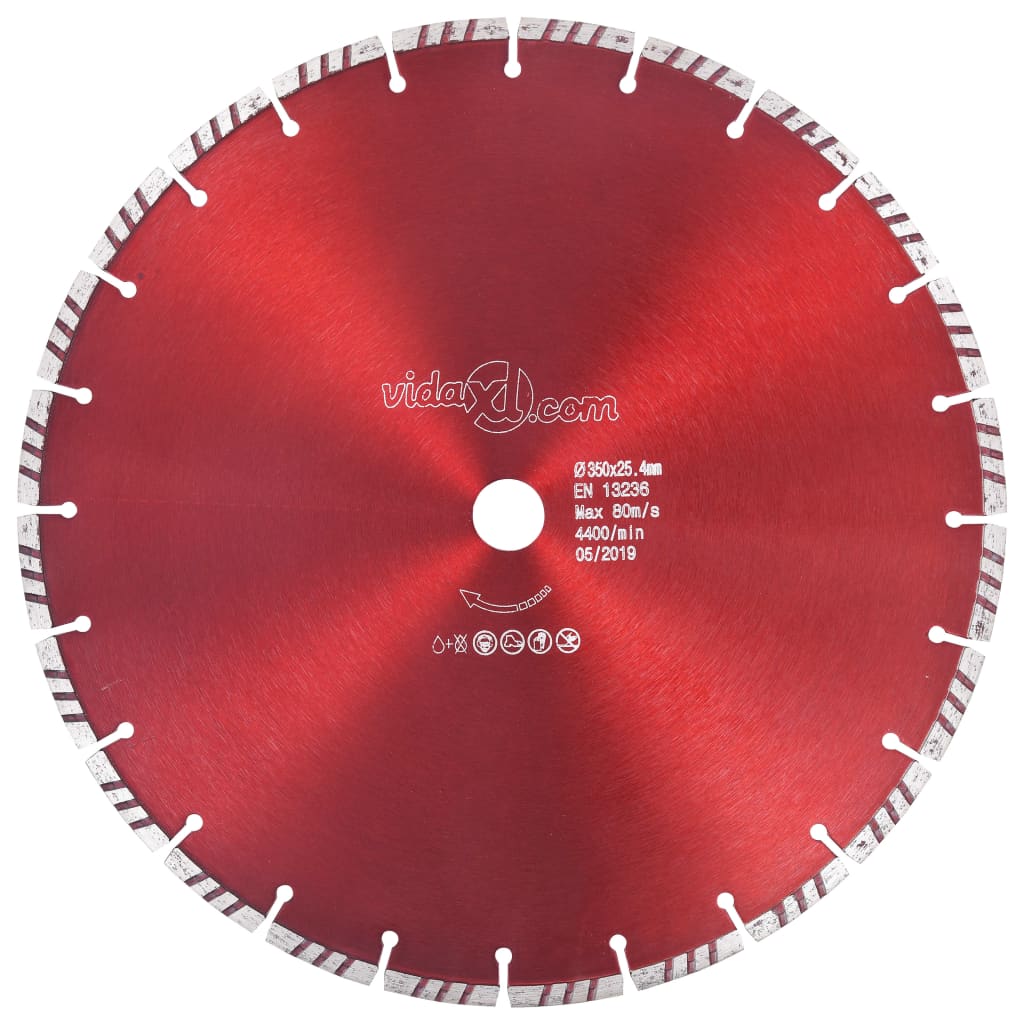 vidaXL Turbo Diamond Saw Blade 300 mm Steel