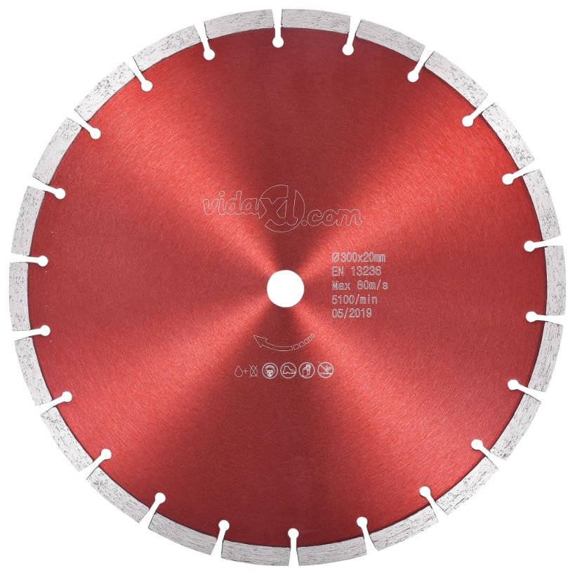 vidaXL Diamond Saw Blade 300 mm Steel