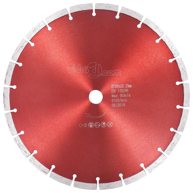 vidaXL Diamond Saw Blade 300 mm Steel