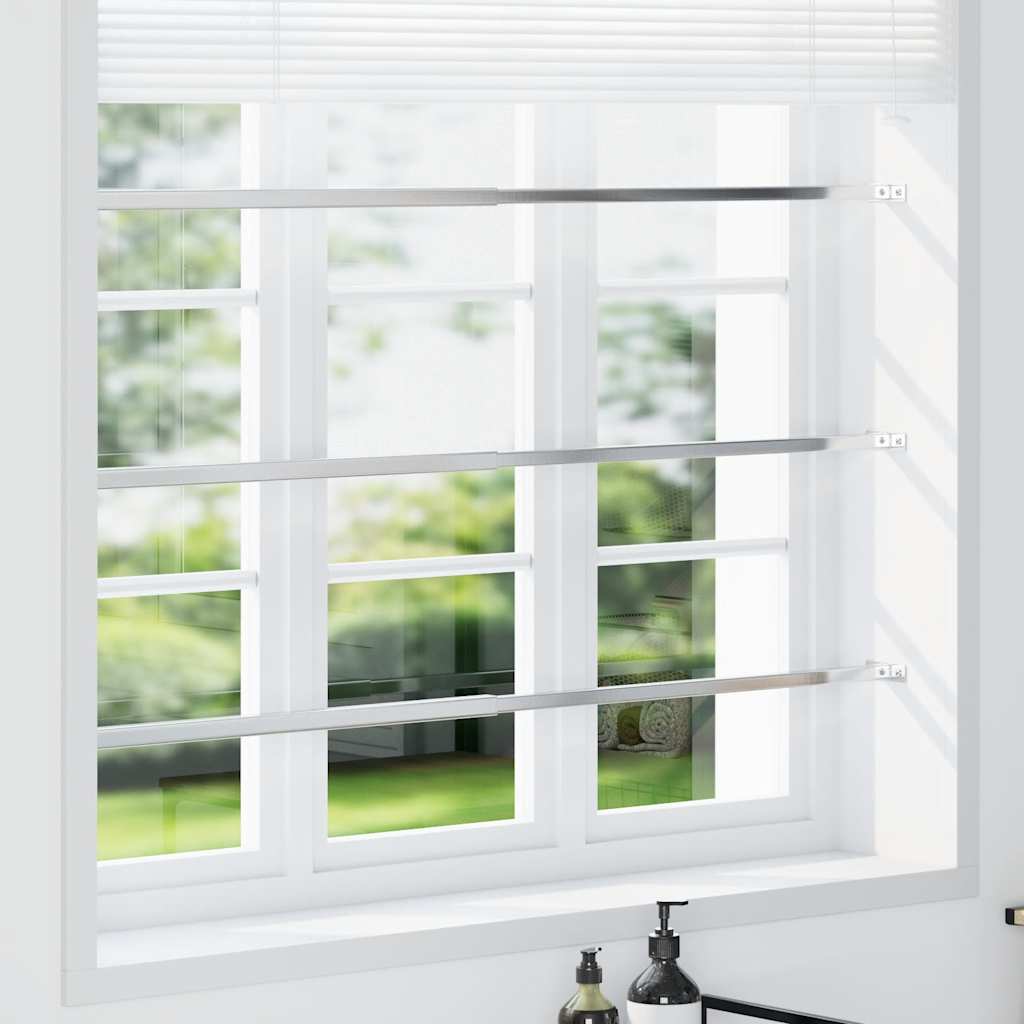 vidaXL Barrièrestang verstelbaar 710-1200 mm