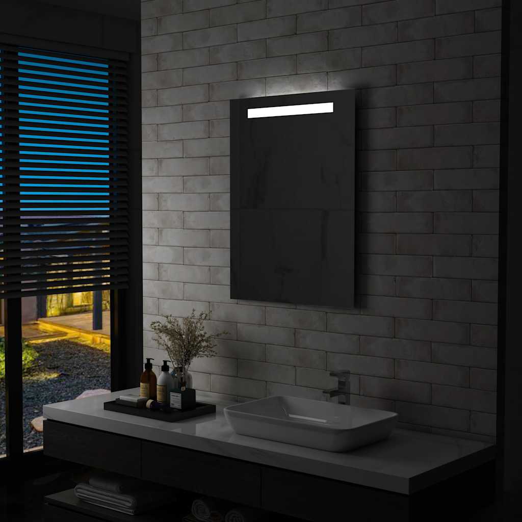 vidaXL Bathroom Mirror LED 60x80 cm