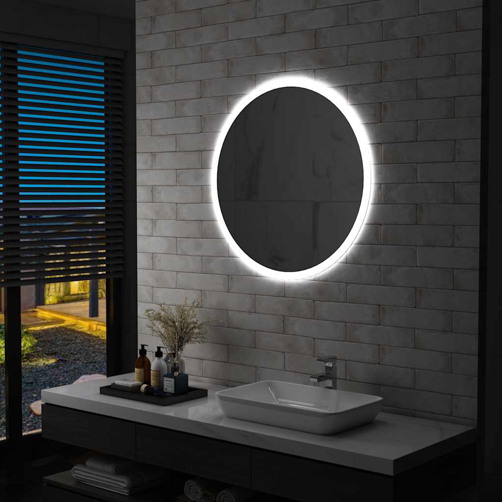 vidaXL Bathroom Mirror LED 60 cm