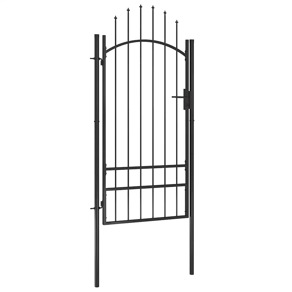 vidaXL Gate 1x1.5 m Steel Black