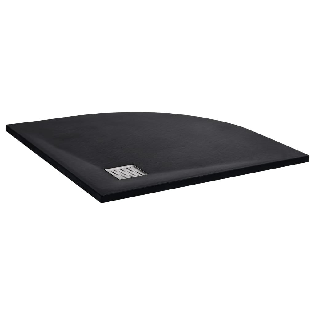 vidaXL Shower Tray 90x90 cm SMC White