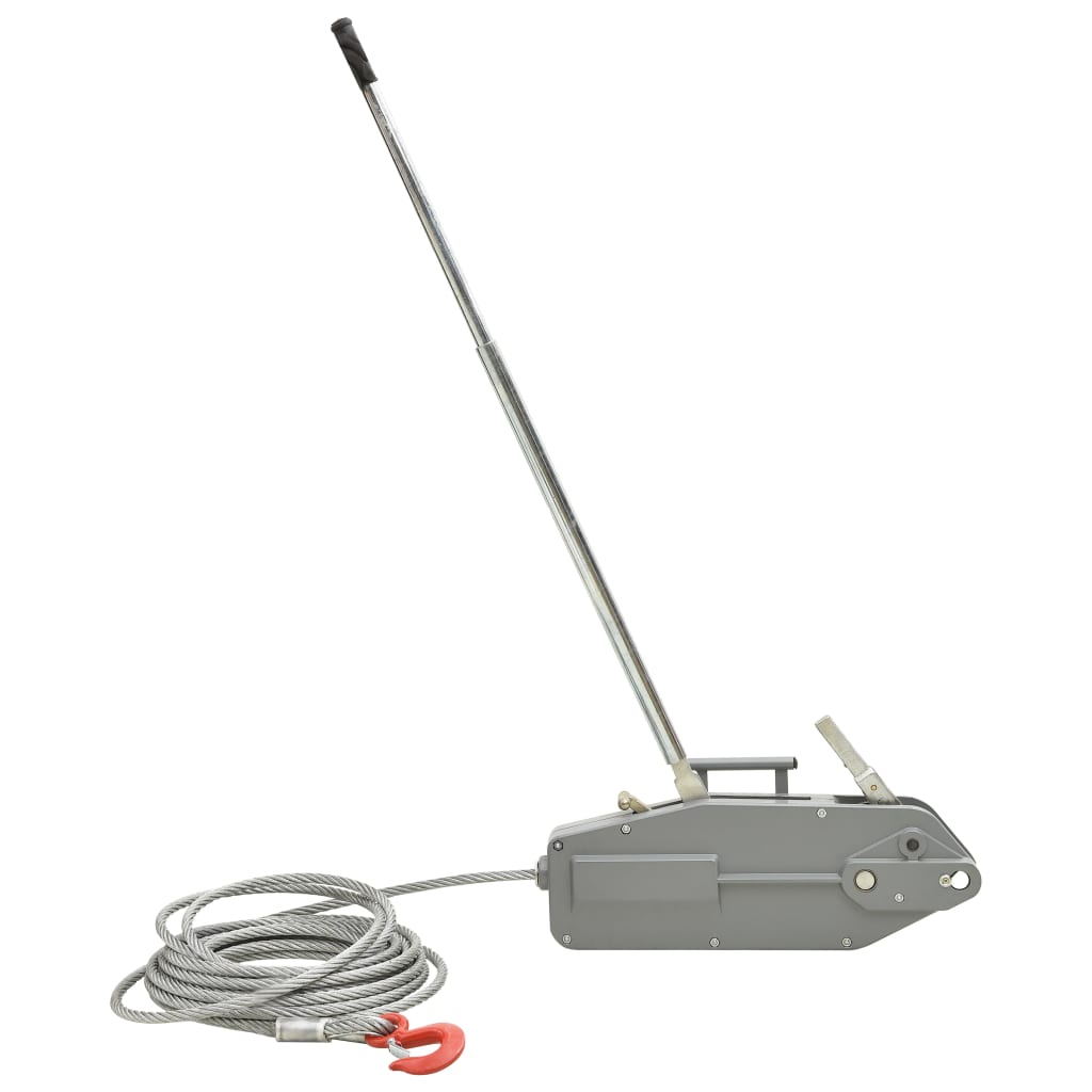 vidaXL Winch with Steel Cable 800 kg