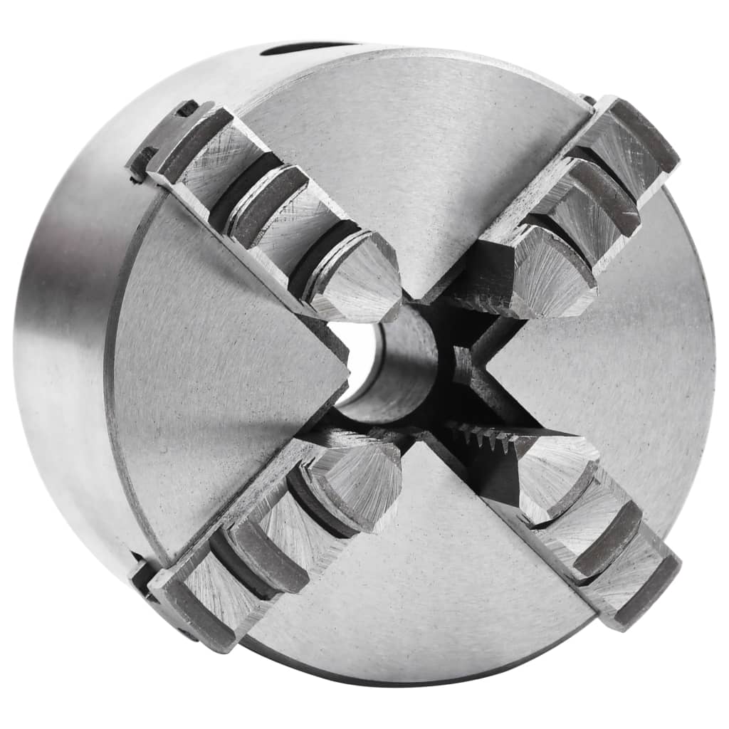 vidaXL 3-Jaw Self-Centering Lathe Chuck 80 mm Steel