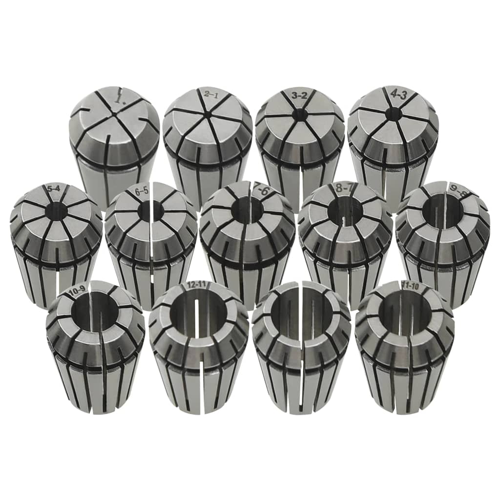 vidaXL 13-piece ER11 Collet Chuck Set