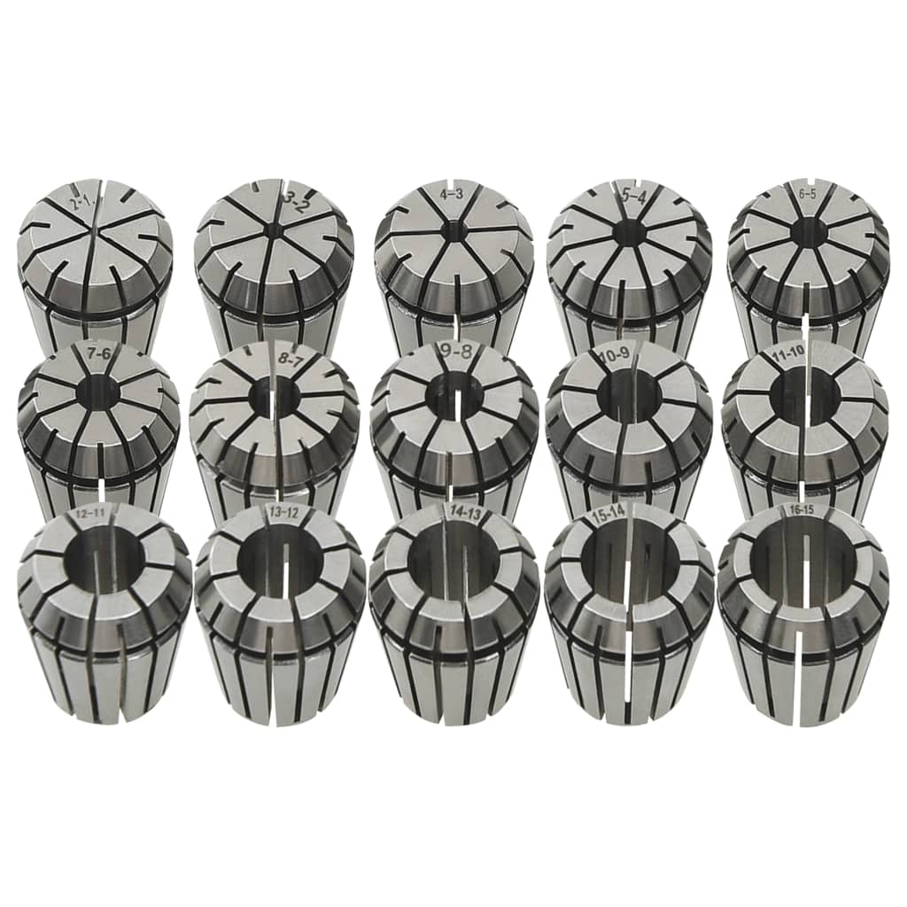 vidaXL 13-piece ER11 Collet Chuck Set