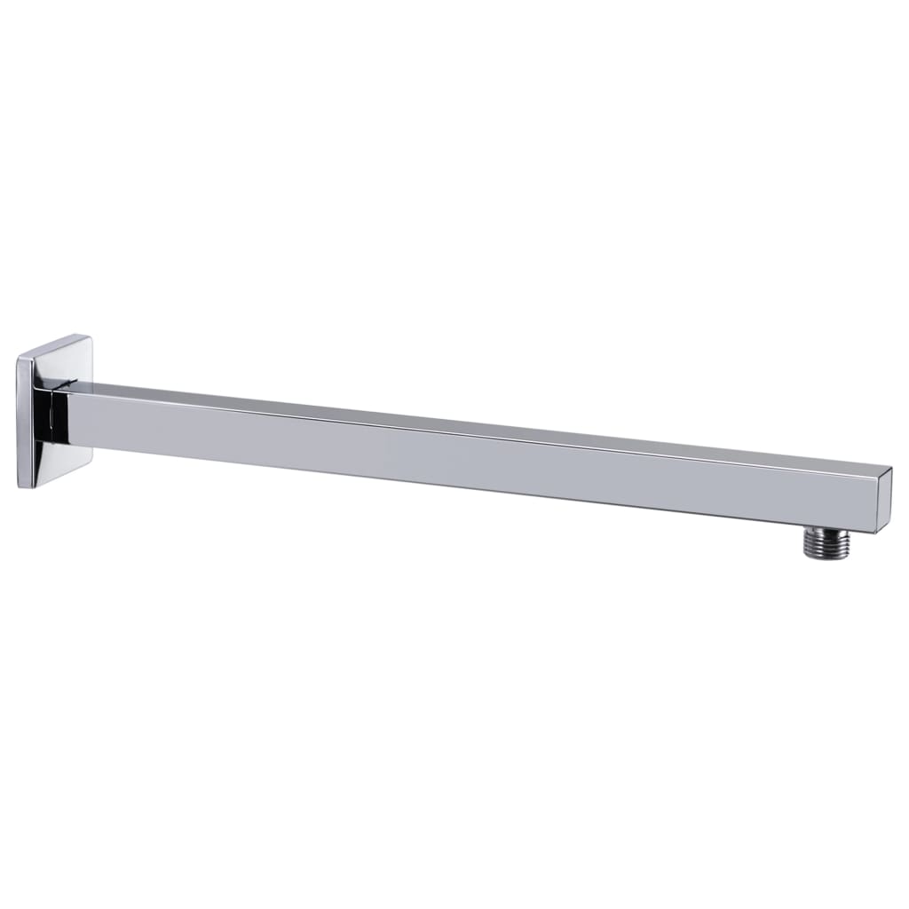 vidaXL Douchearm vierkant 40 cm roestvrij acier 201 noir