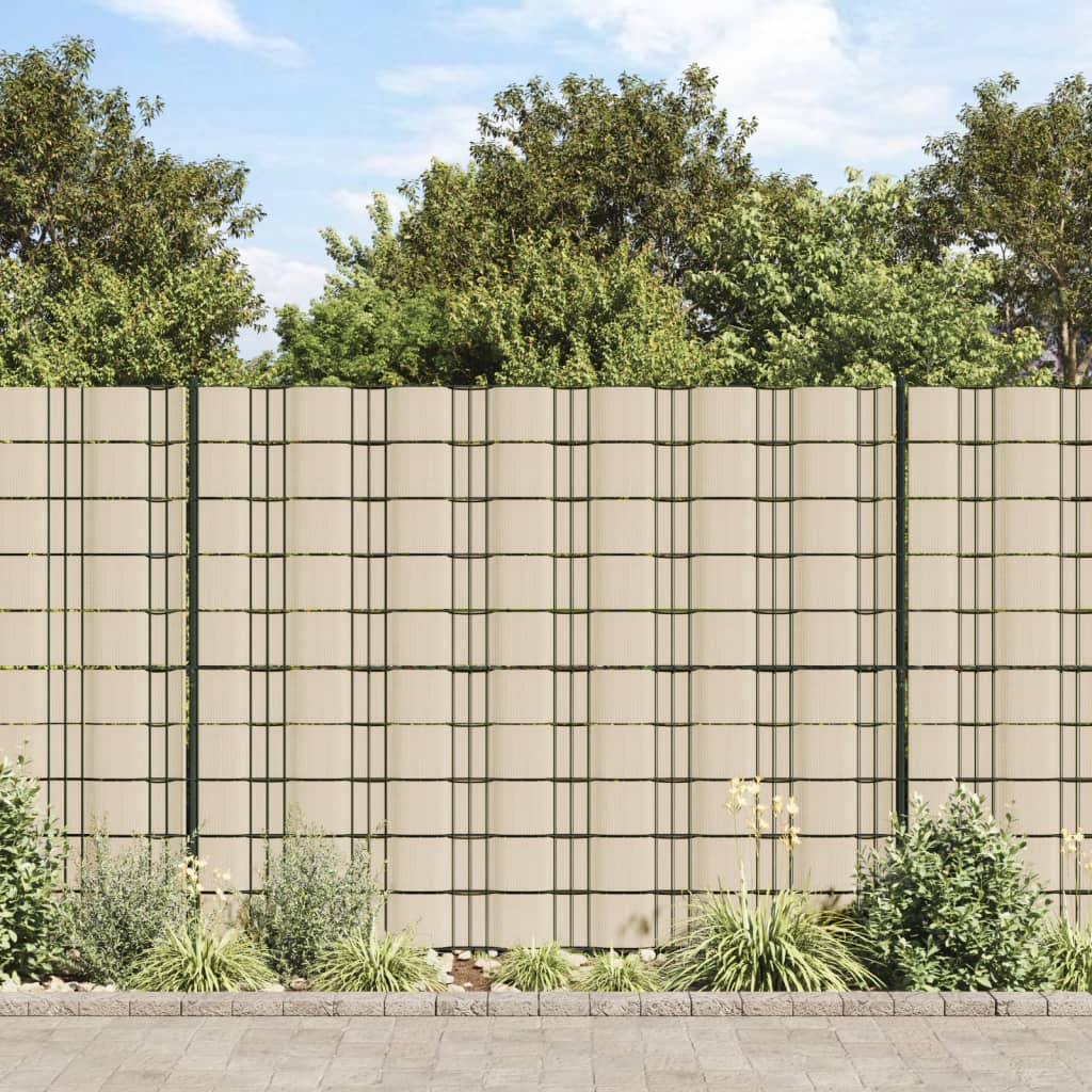 vidaXL Tuinscherm 35x0,19 m PVC groen