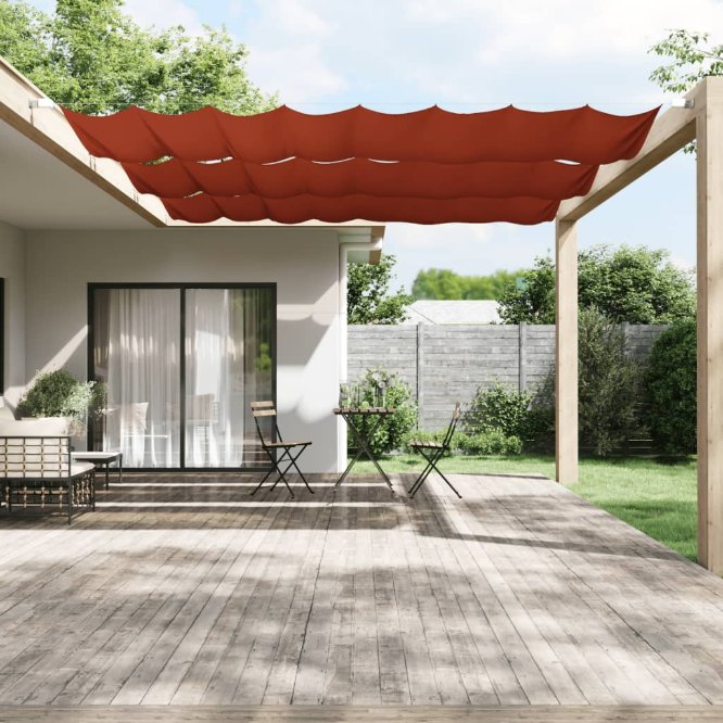 vidaXL Vertical Awning 140x270 cm Oxford fabric white