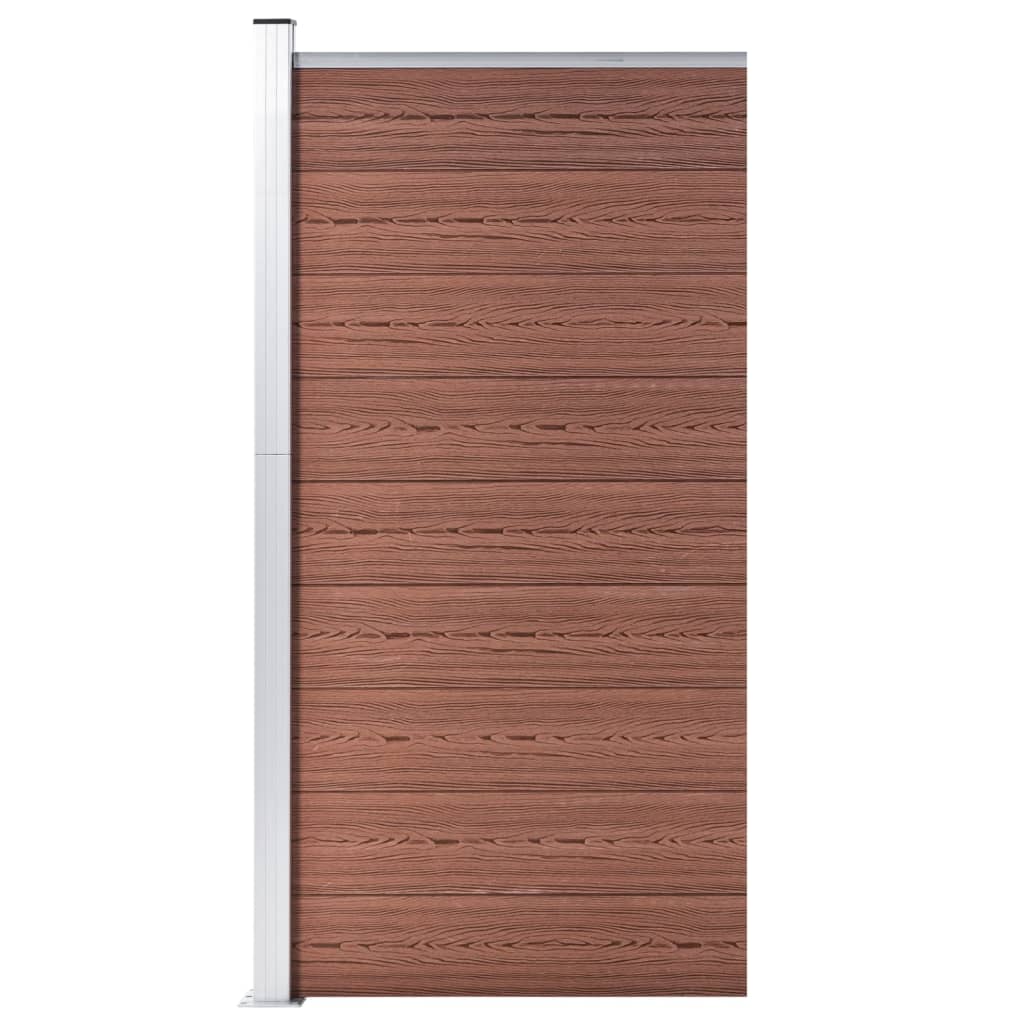 vidaXL Fence Panel 95x186 cm HKC brown
