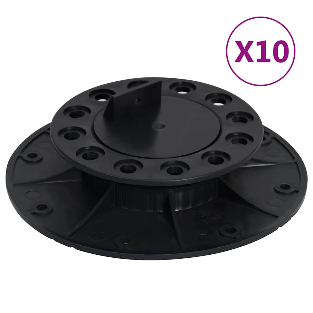 vidaXL Adjustable Decking Pedestals 10 pcs 25-40 mm