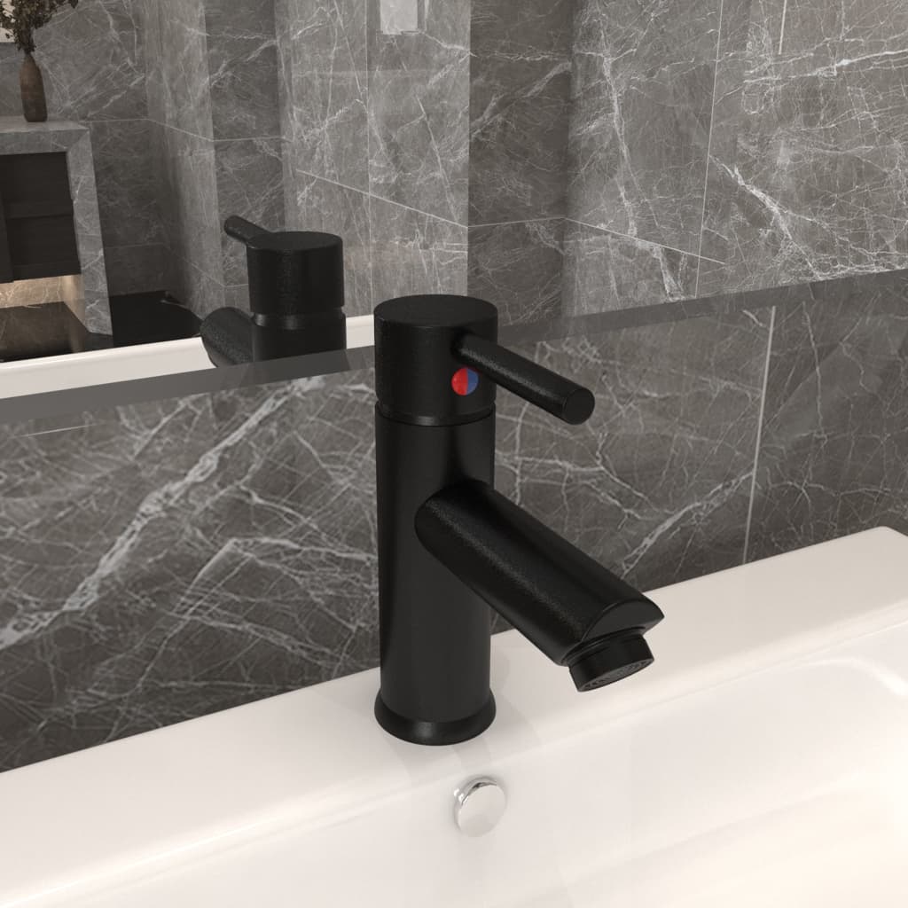 vidaXL Basin Mixer Tap 130x176 mm Chrome