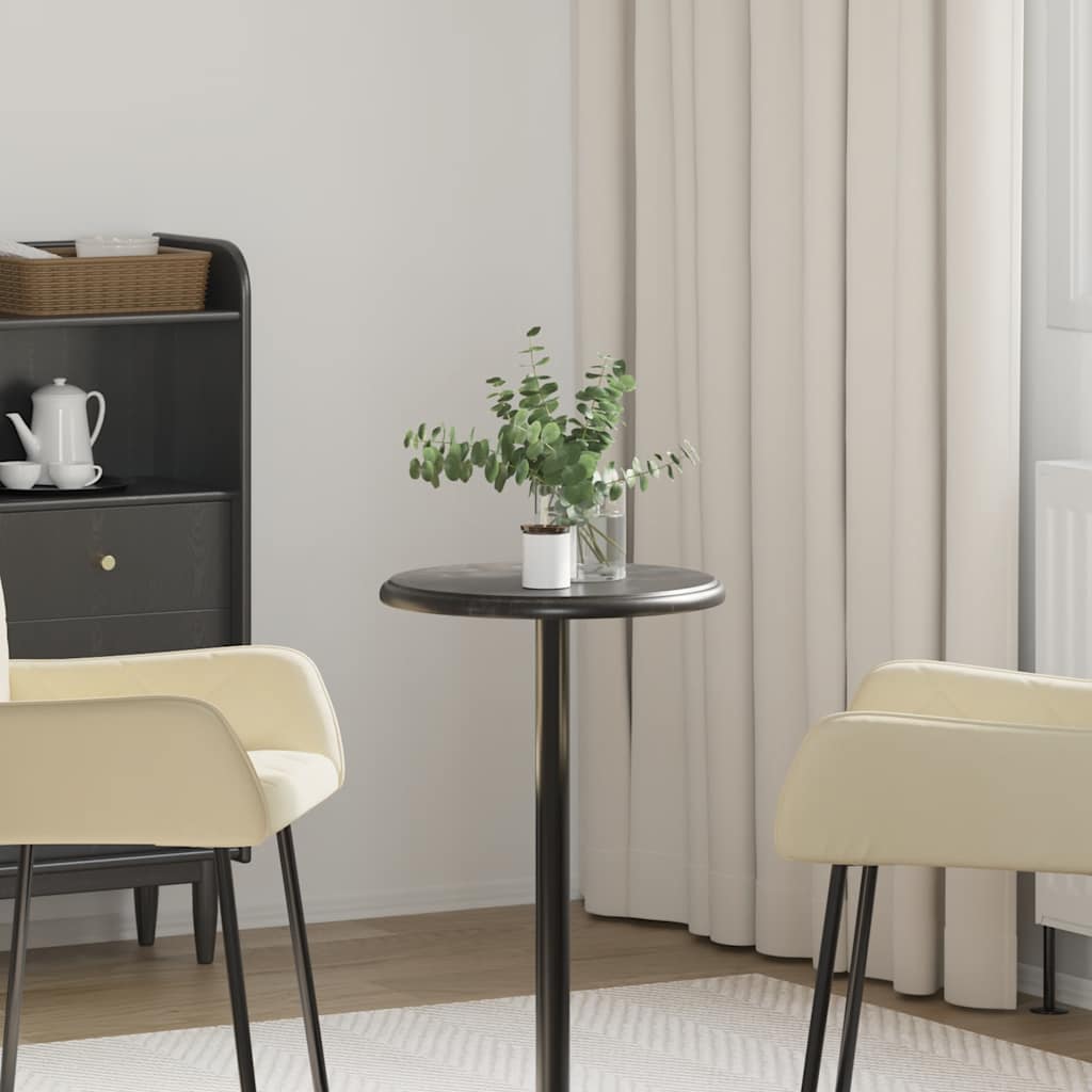 vidaXL Tafelblad Ø40x2,5 cm marmer crèmekleurig
