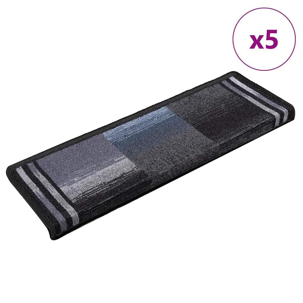 vidaXL Trapmatten zelfklevend 5 st 65x21x4 cm rouge