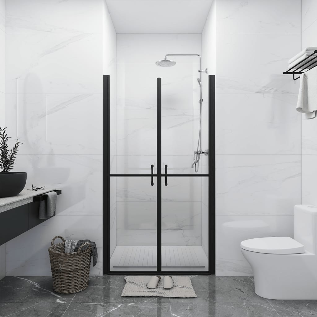 vidaXL Shower Door 71x190 cm ESG Transparent