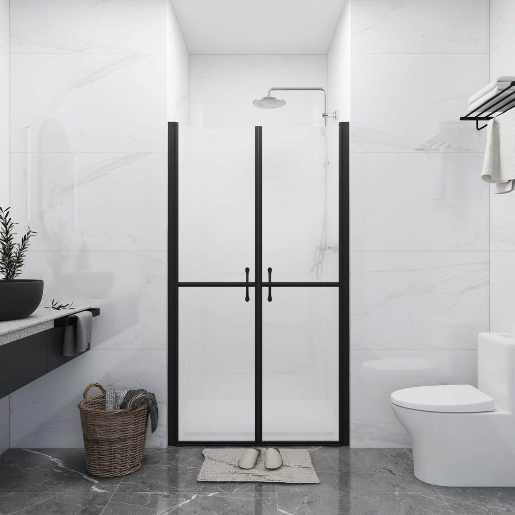 vidaXL Shower Door 71x190 cm ESG Transparent