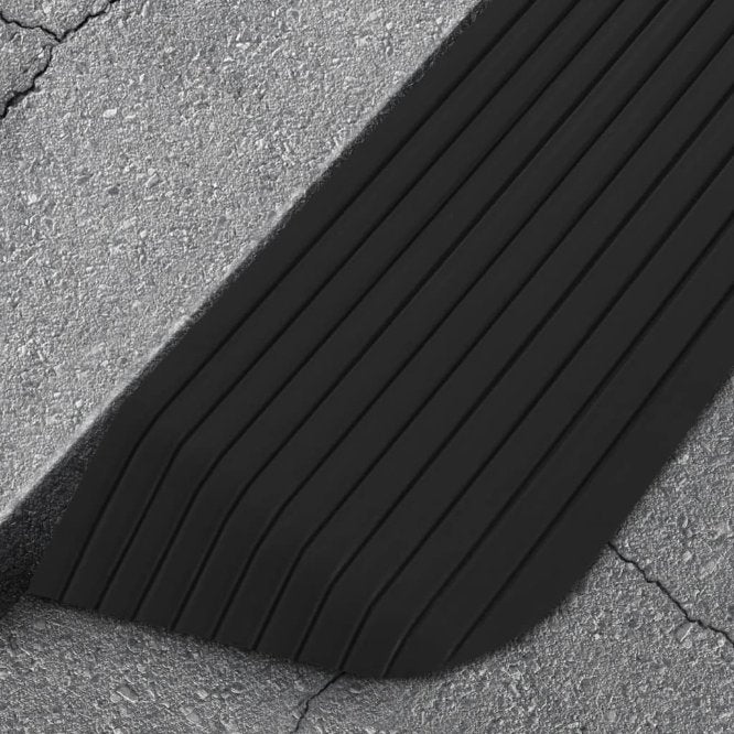 vidaXL Threshold Ramp 110x21x2.5 cm rubber